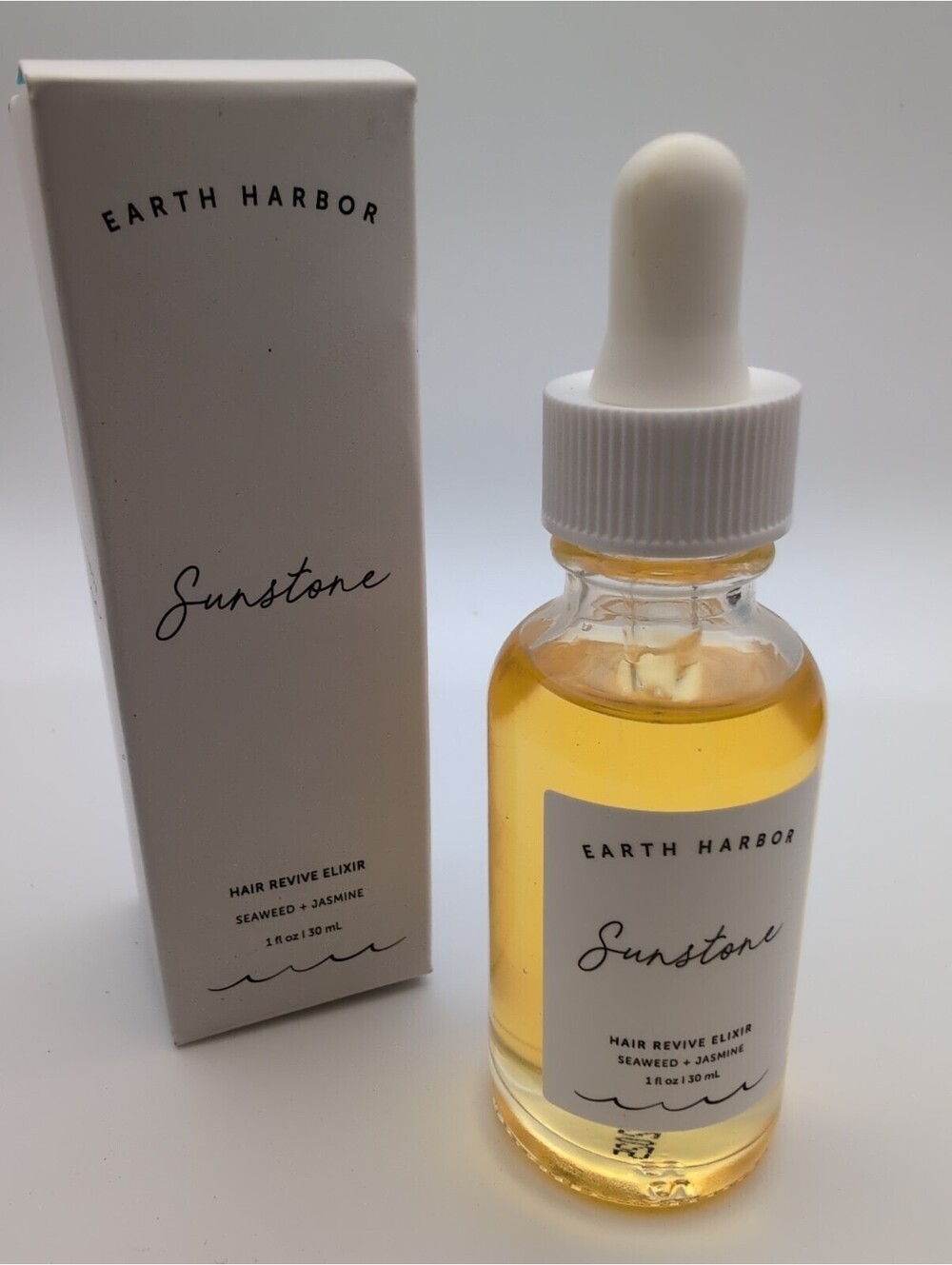 Earth Harbor - Sunstone Hair Revive Elixir - 1 oz - Seaweed + Jasmine Non GMO